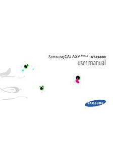 Samsung Galaxy Apollo manual. Tablet Instructions.
